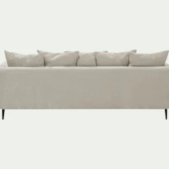 Canapé 5 Places*alinea Canapé 5 places fixe gauche en tissu cannes - roucas Beige