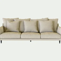 Canapé 5 Places*alinea Canapé 5 places fixe tissu mixte - alpilles Beige