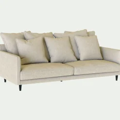 Canapé 4 Places*alinea Canapé 4 places fixe tissu mixte - alpilles Beige