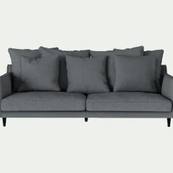 Canapé 4 Places*alinea Canapé 4 places fixe tissu mixte - Gris ardoise