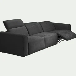 Canapé 5 Places*alinea Canapé 5 places relax droit en tissu - anthracite Gris