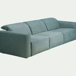 Canapé 5 Places*alinea Canapé 5 places relax droit en tissu - niolon Bleu