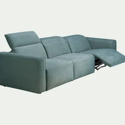 Canapé 5 Places*alinea Canapé 5 places relax droit en tissu - niolon Bleu