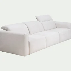 Canapé 5 Places*alinea Canapé 5 places relax droit en tissu - roucas Beige