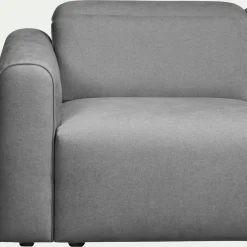 Canapé 5 Places*alinea Canapé 5 places relax droit en tissu - moyen Gris