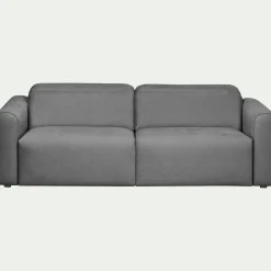 Canapé En Tissu|Canapé Relaxation*alinea Canapé 3 places relax droit en tissu - moyen Gris