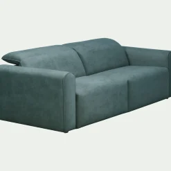 Canapé En Tissu|Canapé 3 Places*alinea Canapé 3 places relax droit en tissu - niolon Bleu