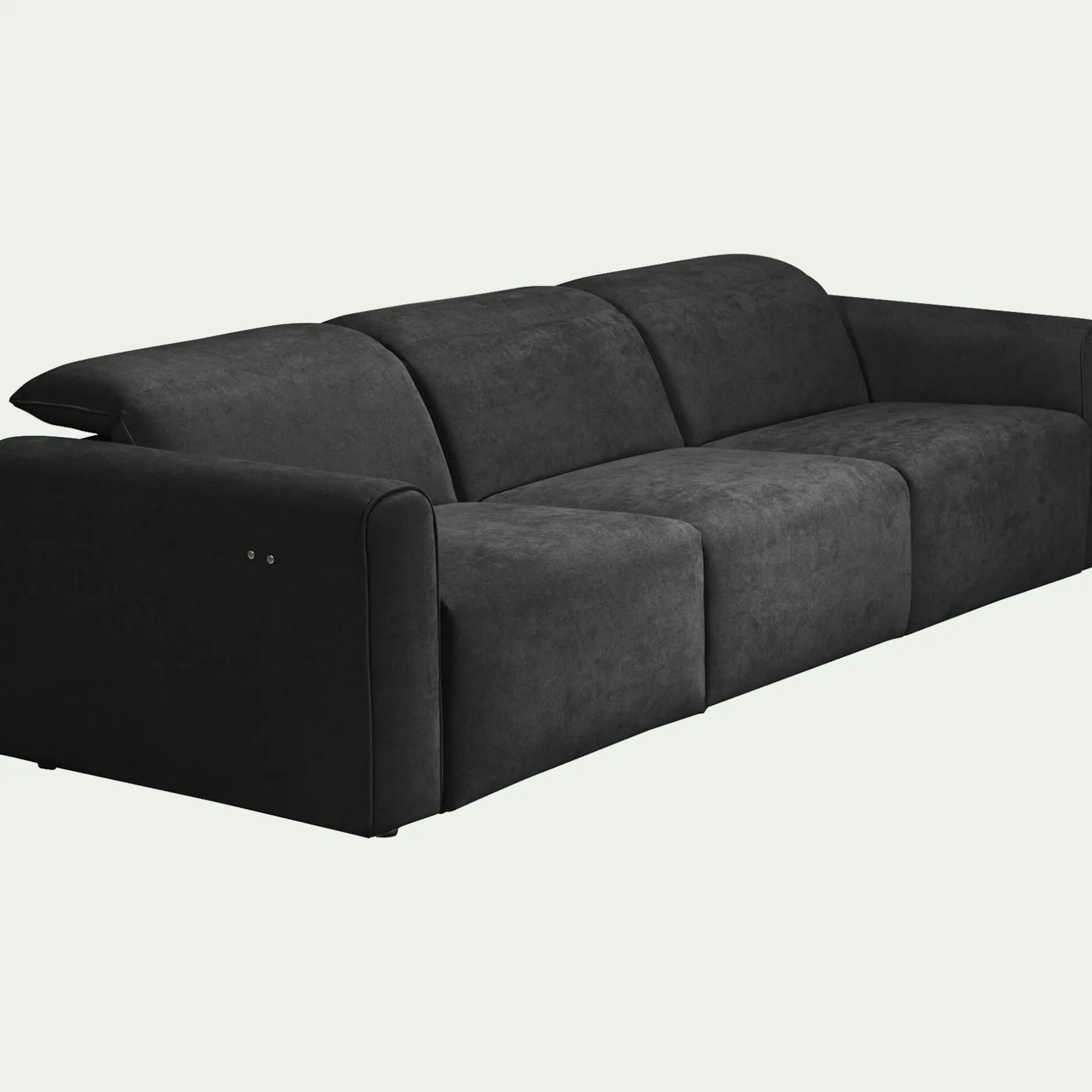 Canapé 5 Places*alinea Canapé 5 places relax gauche en tissu - Gris anthracite