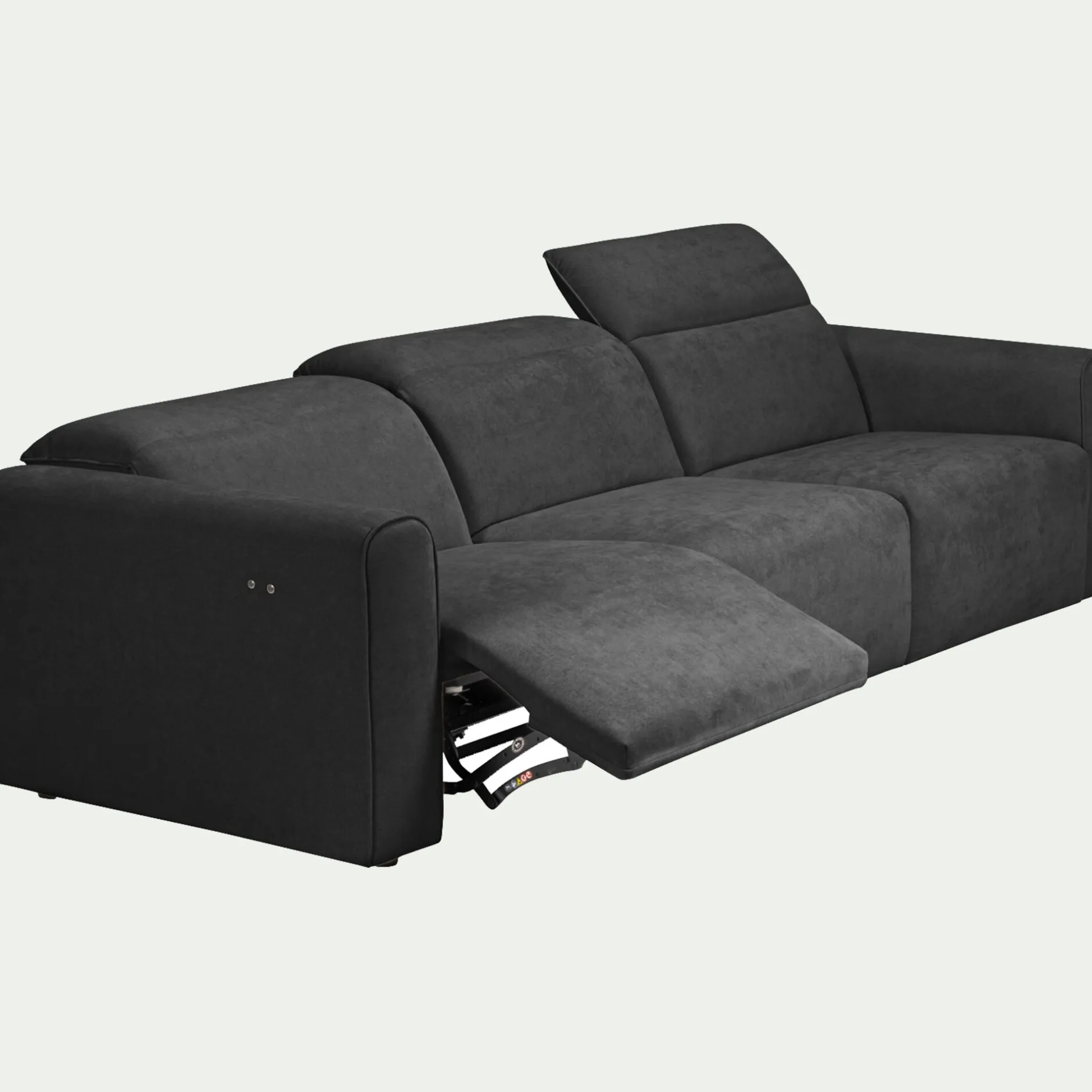 Canapé 5 Places*alinea Canapé 5 places relax gauche en tissu - Gris anthracite