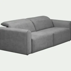 Canapé En Tissu|Canapé Relaxation*alinea Canapé 3 places relax gauche en tissu - moyen Gris