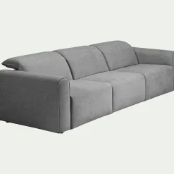 Canapé 5 Places*alinea Canapé 5 places relax gauche en tissu - moyen Gris