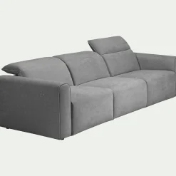 Canapé 5 Places*alinea Canapé 5 places relax gauche en tissu - moyen Gris