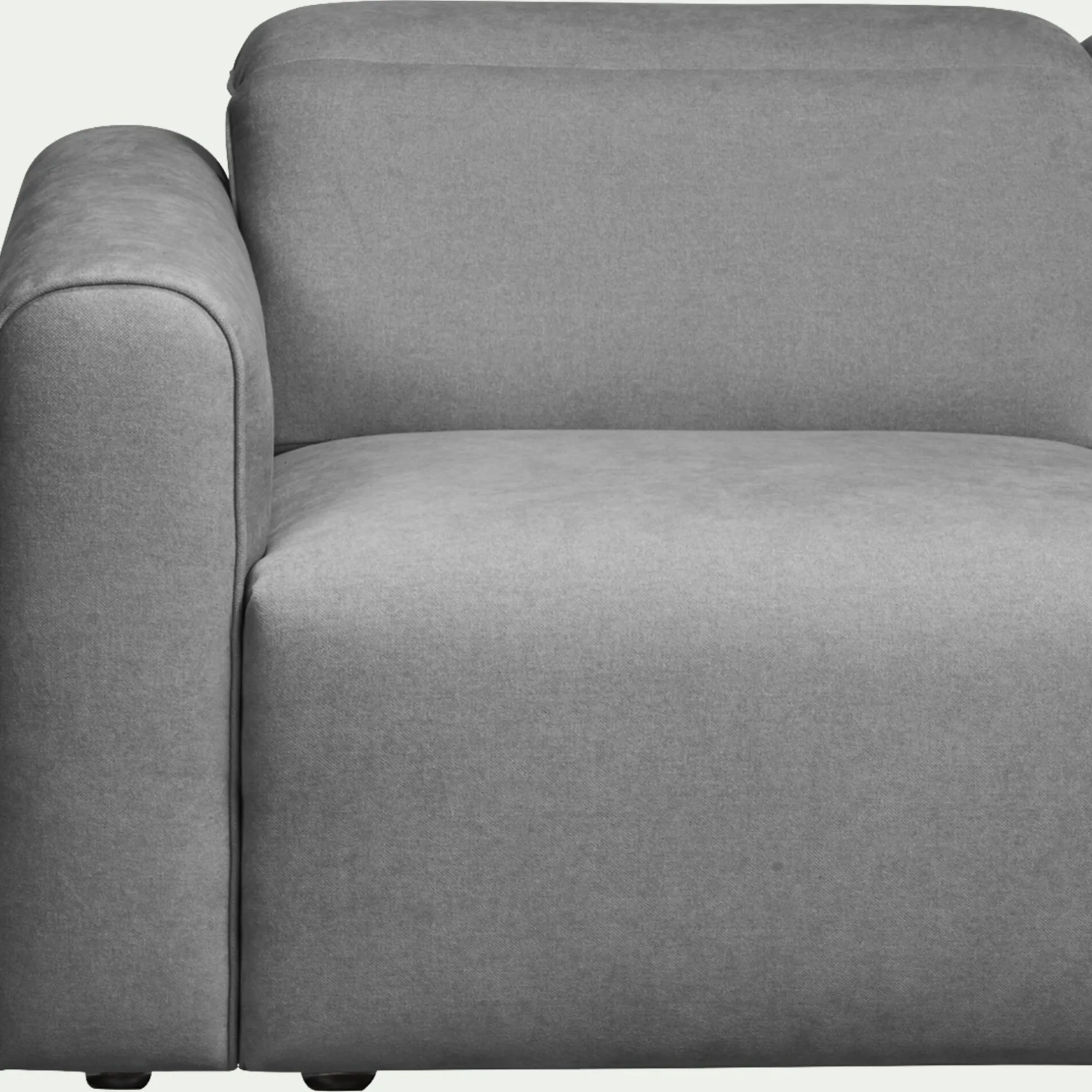 Canapé 5 Places*alinea Canapé 5 places relax gauche en tissu - moyen Gris