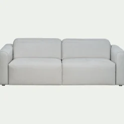 Canapé En Tissu|Canapé Relaxation*alinea Canapé 3 places relax gauche en tissu - Gris borie