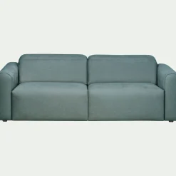 Canapé En Tissu|Canapé Relaxation*alinea Canapé 3 places relax gauche en tissu - Bleu niolon