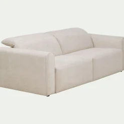 Canapé En Tissu|Canapé 3 Places*alinea Canapé 3 places relax gauche en tissu - roucas Beige