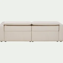 Canapé En Tissu|Canapé 3 Places*alinea Canapé 3 places relax gauche en tissu - roucas Beige