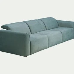 Canapé 5 Places*alinea Canapé 5 places relax gauche en tissu - niolon Bleu