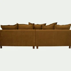 Canapé En Tissu|Canapé 5 Places*alinea Canapé convertible 5 places en tissu nantes - bronze Marron