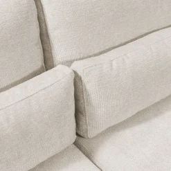 Canapé 4 Places|Canapé Fixe*alinea Canapé d'angle chaise longue gauche fixe en tissu Genesis - Beige