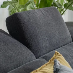 Canapé En Tissu|Canapé Convertible*alinea Canapé d'angle convertible en tissu - calabrun Bleu