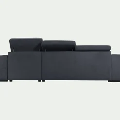 Canapé En Tissu|Canapé Convertible*alinea Canapé d'angle convertible en tissu - calabrun Bleu