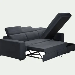 Canapé En Tissu|Canapé Convertible*alinea Canapé d'angle convertible en tissu - calabrun Bleu