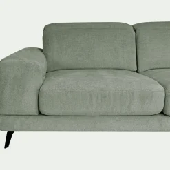 Canapé En Tissu|Canapé 4 Places*alinea Canapé d'angle droit avance recule en tissu doux - cèdre Vert