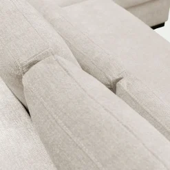 Canapé 5 Places|Canapé Fixe*alinea Canapé d'angle gauche fixe en tissu Genesis - Beige