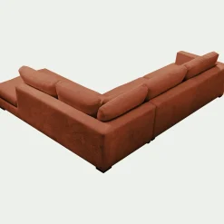 Canapé 5 Places|Canapé Fixe*alinea Canapé d'angle méridienne droite fixe en tissu Genesis - brun rustrel Marron