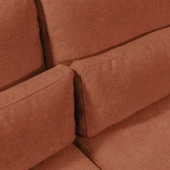 Canapé 5 Places|Canapé Fixe*alinea Canapé d'angle méridienne droite fixe en tissu Genesis - brun rustrel Marron