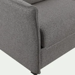 Canapé Convertible|Canapé D'Angle*alinea Canapé d'angle réversible convertible en tissu Sogno avec matelas densité 35kg/m3 - anthracite Gris