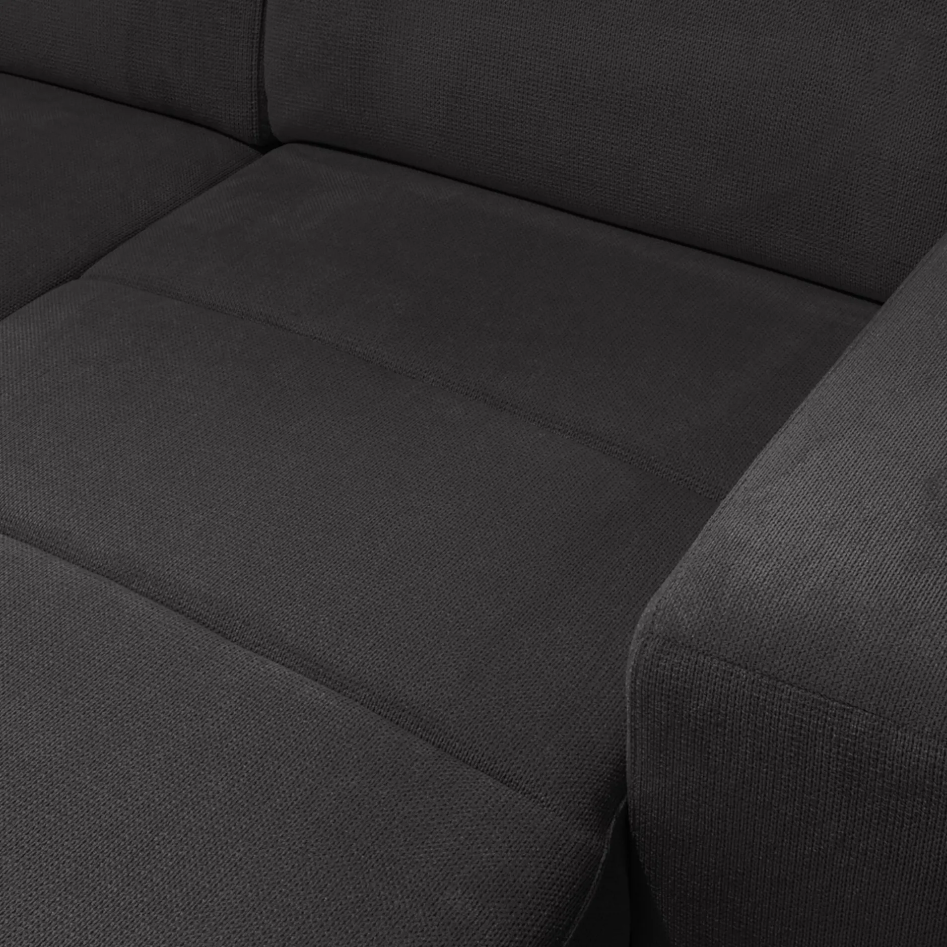 Canapé En Tissu|Canapé 4 Places*alinea Canapé d'angle réversible convertible en tissu - ardoise Gris