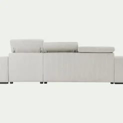 Canapé En Velours|Canapé 4 Places*alinea Canapé d'angle réversible convertible en tissu castello - roucas Beige