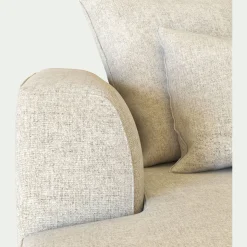 Canapé En Tissu|Canapé 4 Places*alinea Canapé fixe 4 places en tissu - ventoux Blanc