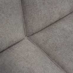Canapé 4 Places|Canapé Fixe*alinea Canapé grand angle droit fixe en tissu tramé - borie Gris