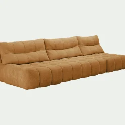 Canapé En Tissu|Canapé 4 Places*alinea Canapé modulable avec chauffeuse - argan Jaune