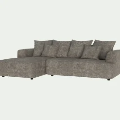 Canapé 3 Places|Canapé Fixe*alinea Canapé petit angle gauche fixe en tissu Genesis - alpilles Beige