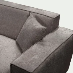 Canapé En Tissu|Canapé 2 Places*alinea Canapé petit angle gauche fixe en tissu genesis - Gris