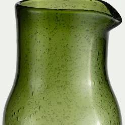 Pichet, Bouteille En Verre Et Carafe|Verre Et Carafe De Noël*alinea Carafe en verre bullé 83cl - avocado Vert