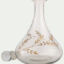Pichet, Bouteille En Verre Et Carafe|Verre Et Carafe De Noël*alinea Carafe en verre gravé 90cl - Transparent