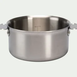 Casserole, Poêle Et Sauteuse*alinea Casserole en inox De Buyer D18cm - métallisé Gris