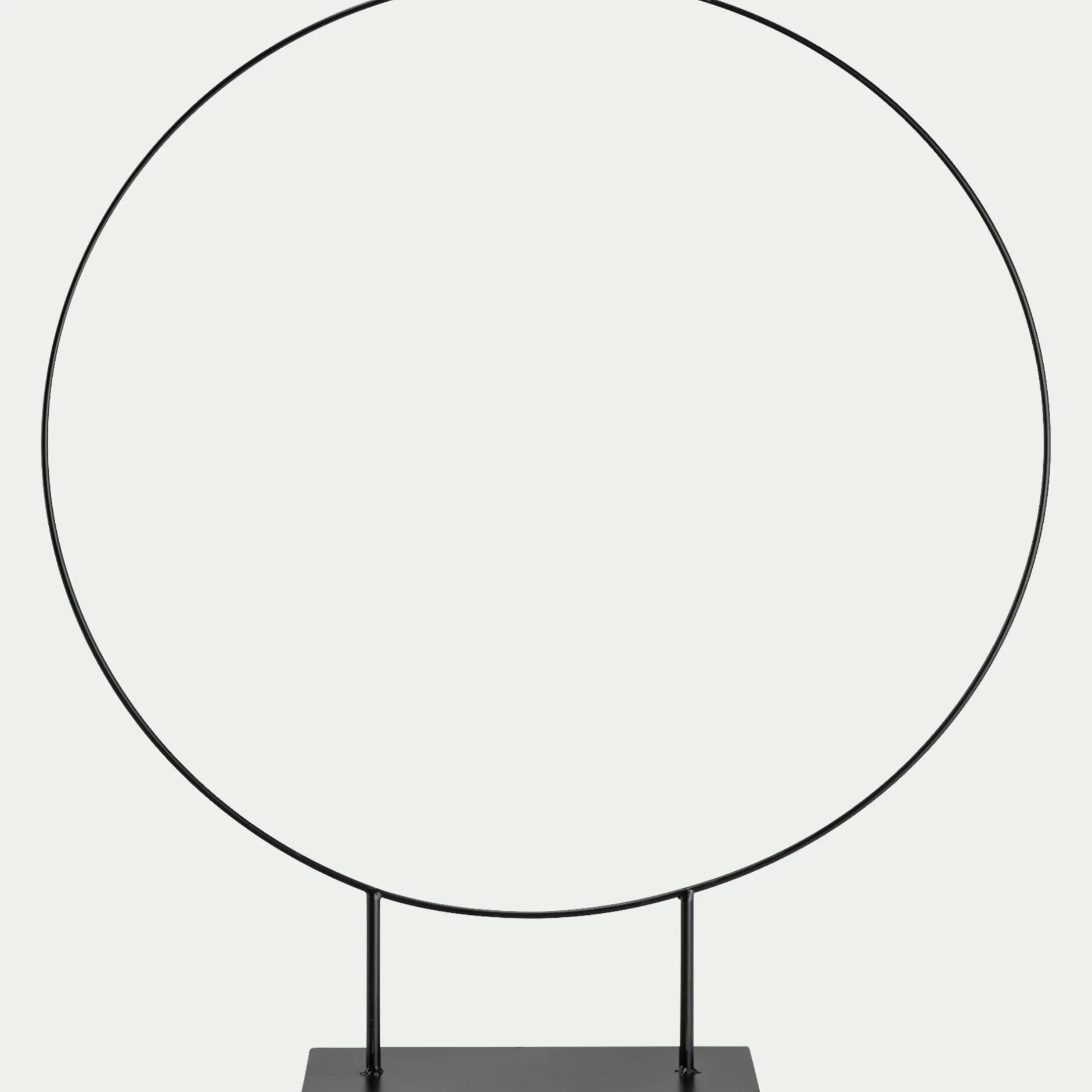 Loisirs Créatifs*alinea Cercle à décorer en acier D57,5cm - noir