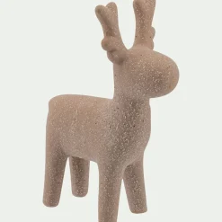 Décoration De La Table De Noël|Objet Décoratif De Noël*alinea Cerf à poser H18,5cm - (modèle aléatoire) Beige