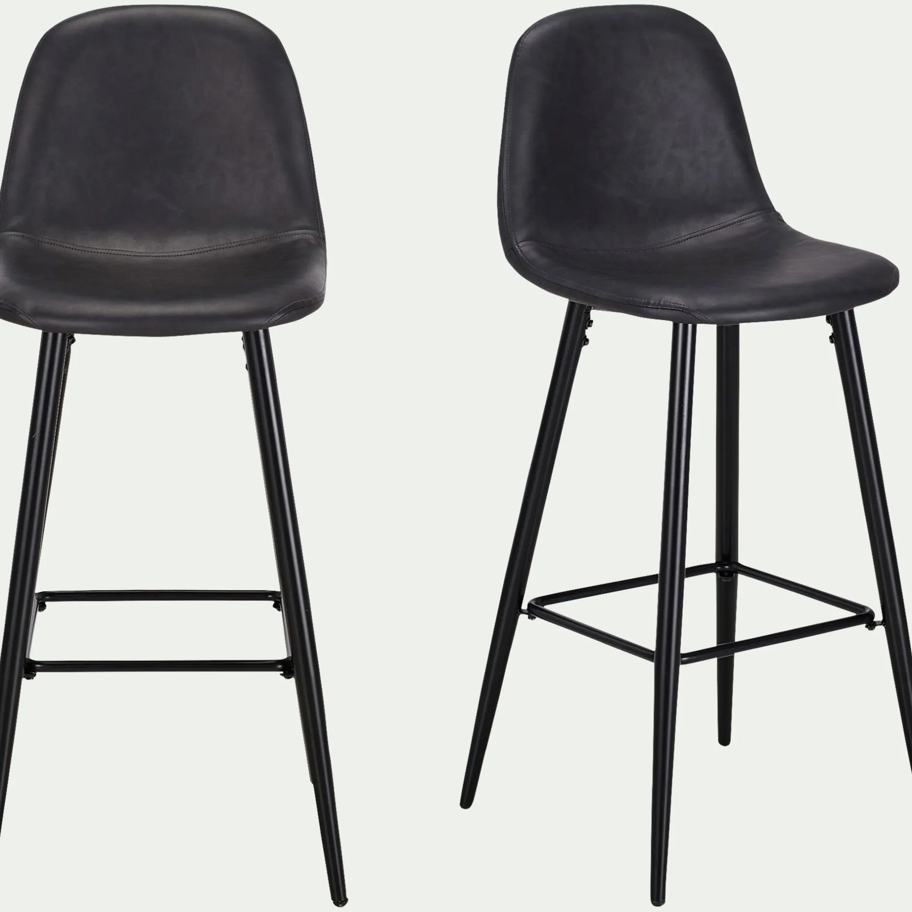 Tabouret Haut De Bar*alinea Chaise de bar - H75cm Noir