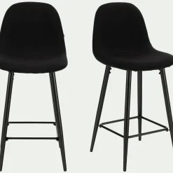 Tabouret Haut De Bar*alinea Chaise de bar - H66cm Noir