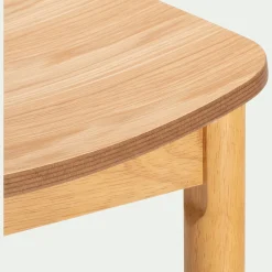 Tabouret Haut De Bar*alinea Chaise de bar en chêne et hévéa H105cm - Bois clair