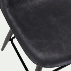 Tabouret Haut De Bar*alinea Chaise de bar en simili - H66cm Noir