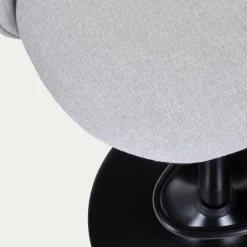 Tabouret Haut De Bar*alinea Chaise de bar en tissu - borie H86cm Gris