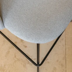 Tabouret Haut De Bar*alinea Chaise de bar en tissu H66cm - Beige